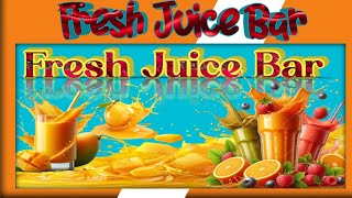 fresh Juice bennar Design krnay ka tarika, How to create a juice bennar in pixelLab ZM GRAPHICS