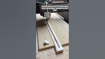 Making molding on the CNC #vectric #cncrouter #diy