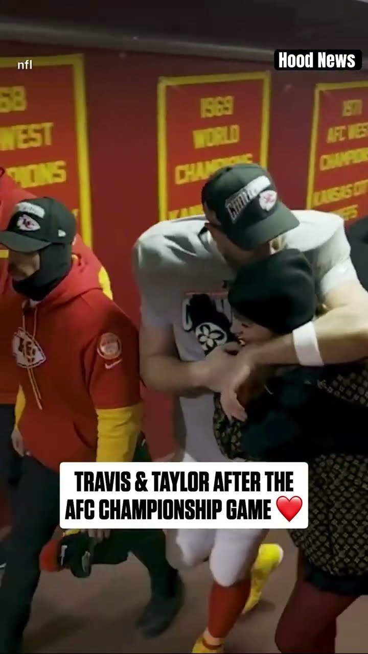 After the game #hoodnews #traviskelce #taylorswift #chiefs #football #footballshorts #trending #how