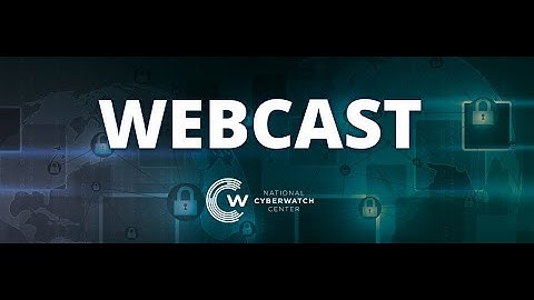 NCC Webcast: Cyber2yr2020: ACM Curriculum Guidance for Associate Degree Programs in Cybersecurity