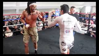 Spartan Warz 17 - Ryan Sanson Vs Gilberto Aguilar England Vs Mexico #boxing #fighting #fights