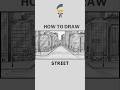 How to Draw a Street  #street #perspective #drawing #city