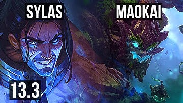 SYLAS vs MAOKAI (JNG) | 13/1/5, 66% winrate, Legendary | EUW Master | 13.3