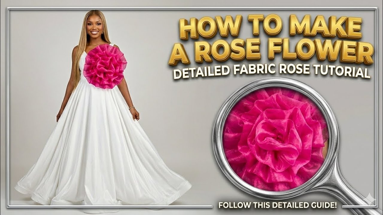 How To Make a Luxury 3D Rose | Step-by-Step Tutorial | Detailed | DIY | Beginners friendly 