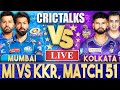 Live mi vs kkr match 51 mumbai  ipl live scores  commentary  ipl 2024  3 overs