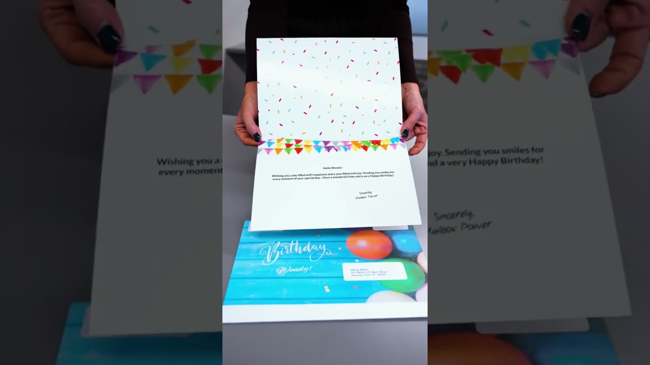 'Mailbox Power' | Birthday Cards | Personalized Gifting | Direct Mail Solution | Free Postcards |