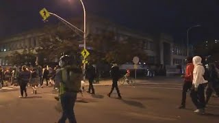 LMPD arrests protesters in downtown Louisville after curfew