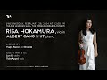 Violinist risa hokamura and pianist albert cano smit live from the morgan library  museum