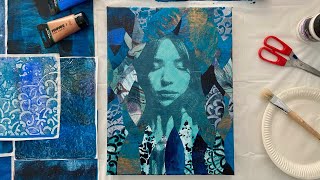 How To Use Your Image Transfer For A Collage Painting