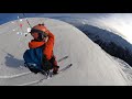 Speedflying by kite - snowkiting