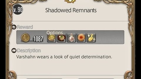 [PC] FFXIV 6.2 - MSQ2 - Shadowed Remnants