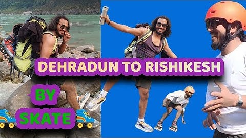 SKATING IN RISHIKESH ! DEHRADUN TO RISHIKESH BY INLINE SKATE #skatingshoes #ttskate #skating