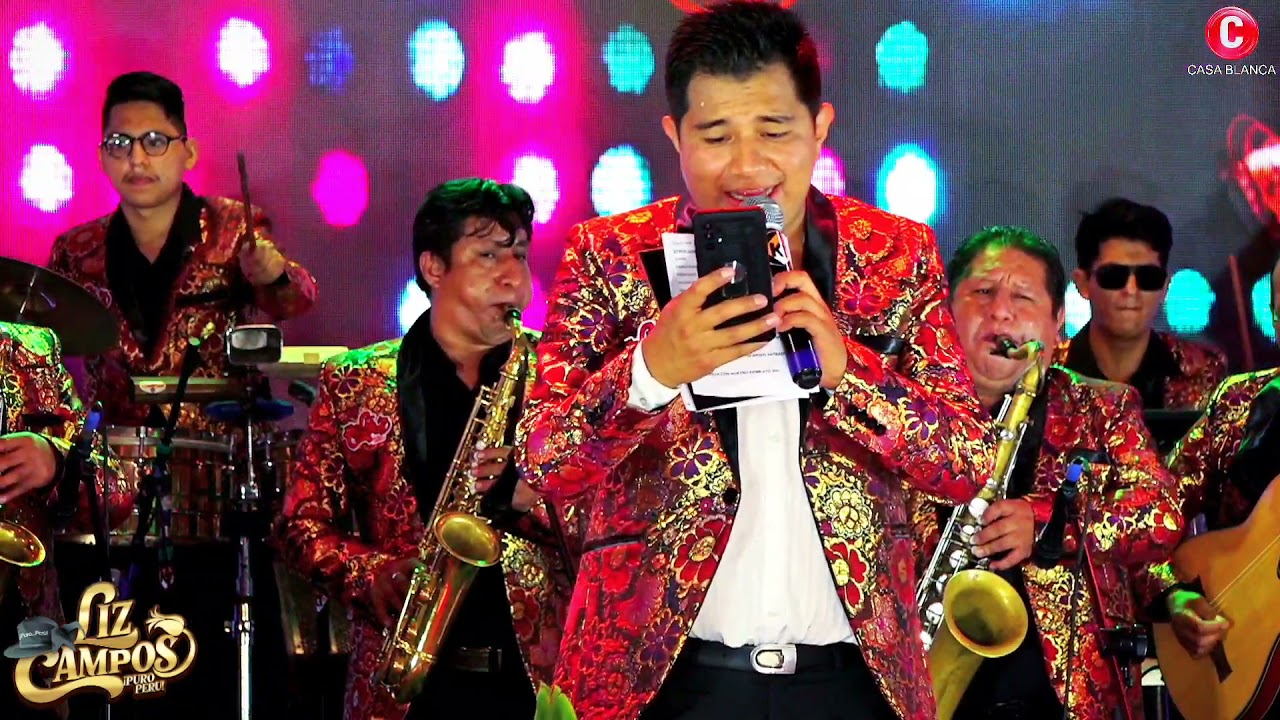 Liz Campos Puro...Peru -Mix cerreño en vivo(Chispita de la mina,Dos besos,Ay mi palomita,Guitarra)