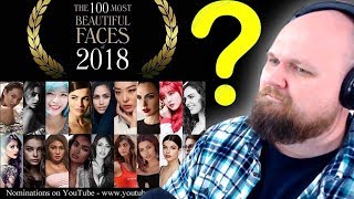 Top 100 Most Beautiful Faces 2018 Reaction Whats Ur Opinions?