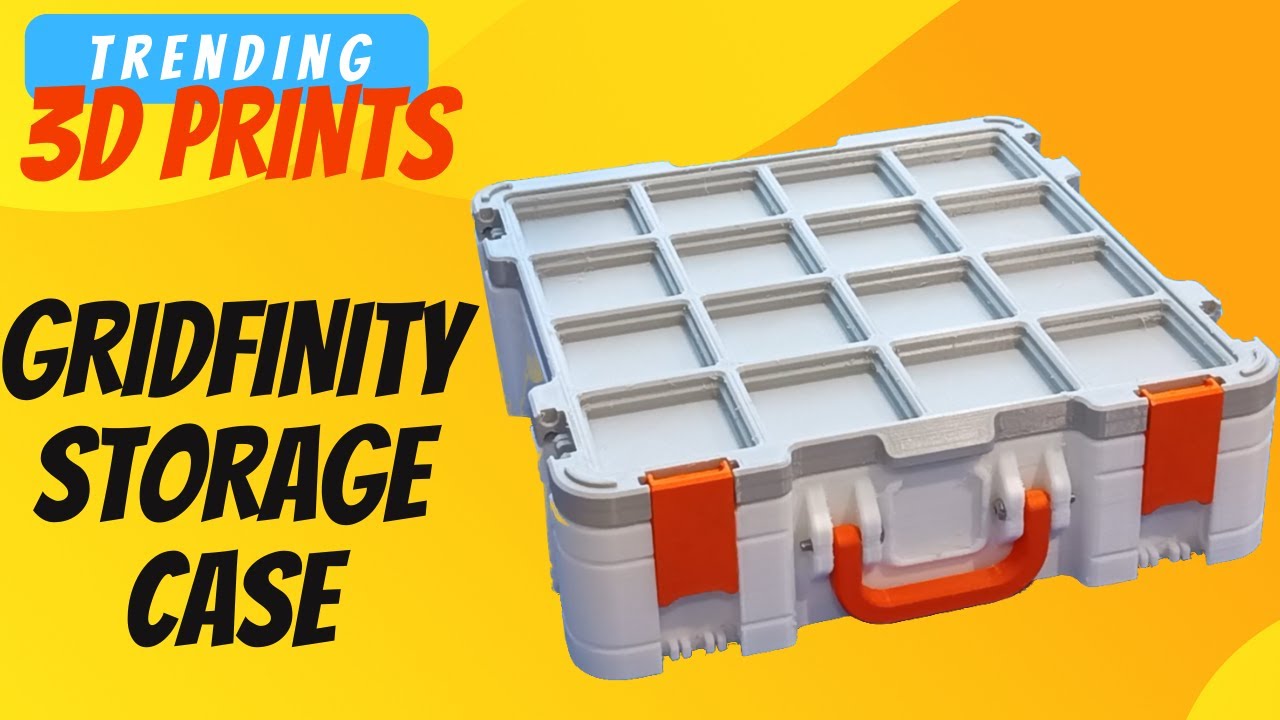 ep6 - Gridfinity Storage Case for organisation on the go. Weekly top  trending 3d prints. 