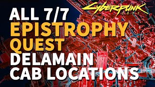 Epistrophy Cyberpunk 2077 All Find The Delamain Cab