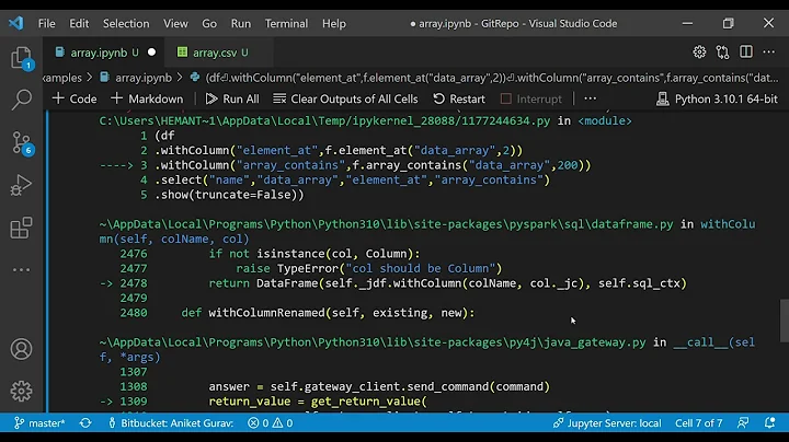 PySpark Examples - How to handle Array type column in spark data frame - Spark SQL