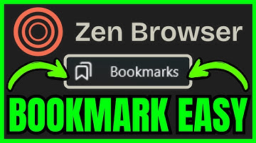How To BOOKMARK In Zen Browser (QUICK & EASY) 2025