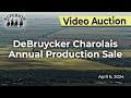 Debruycker charolais annual bull sale