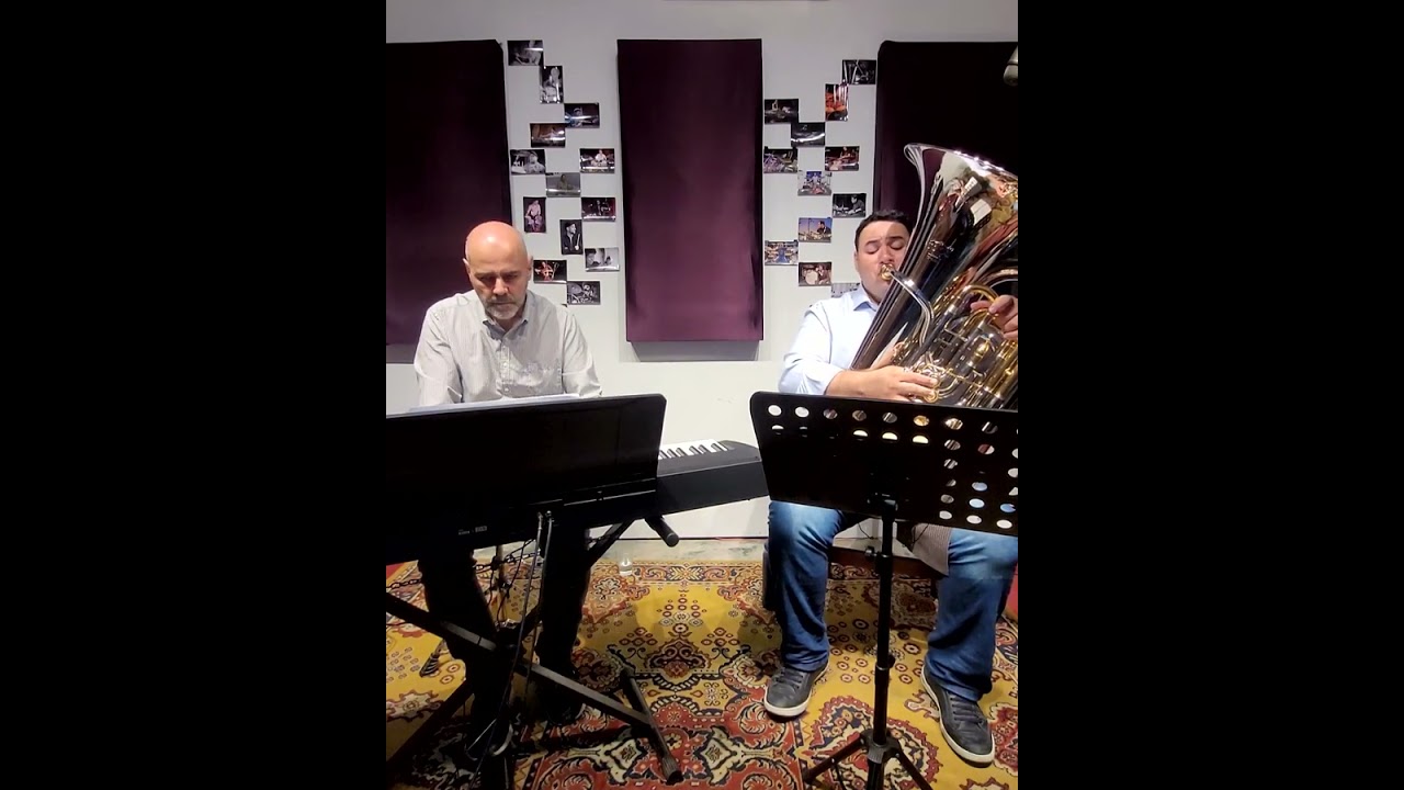 Hino 416 No Calvário da Dor - Tuba e Piano 