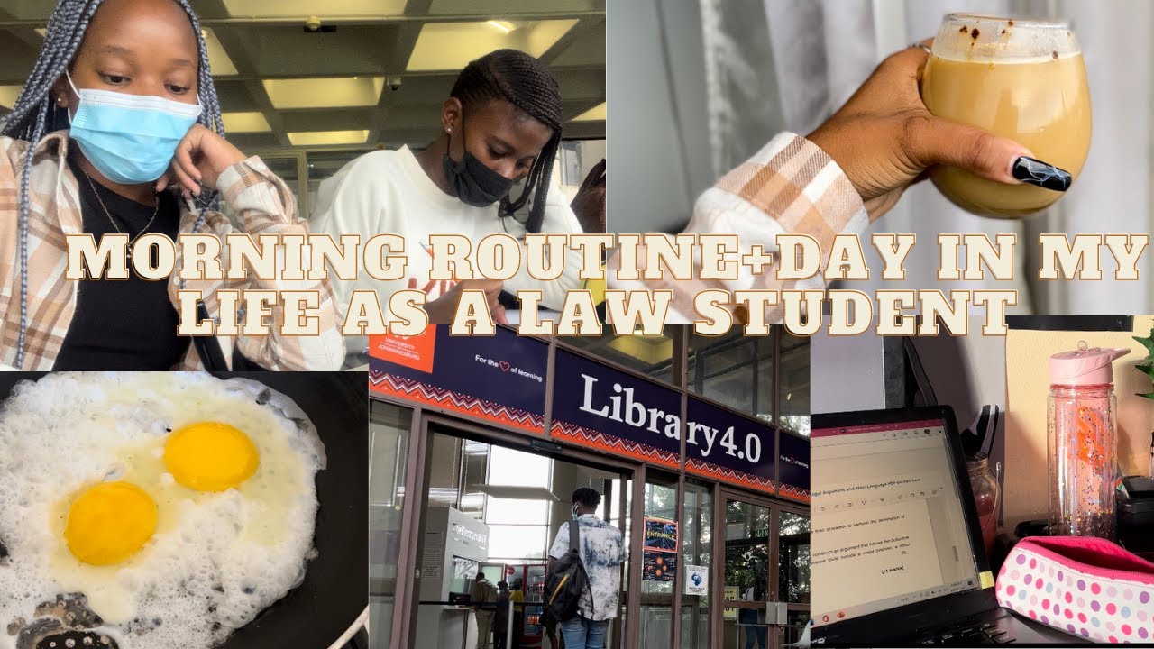 A Day In The Life Of A Law Student Vlog+ Morning Routine|South African Uni Student