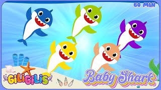 Baby Shark Song 🐾 Let's Learn Along to the Funniest Animals Songs All Together with Funny Animals! 🎶 by Giligilis - Kids Songs & Nursery Rhymes 1,147,064 views 1 month ago 1 hour, 10 minutes