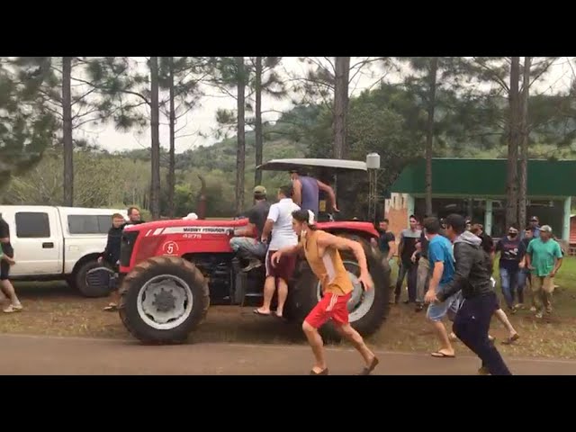 Nuevo incidente de productores con la Prefectura por un tractor en Colonia Aurora