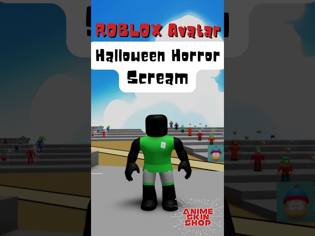 【Scream&Pennywise/Halloween Horror】This game is Roblox's "Anime skin shop" #Shorts