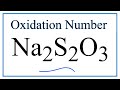 Oxidation Numbers in Sodium Thiosulfate