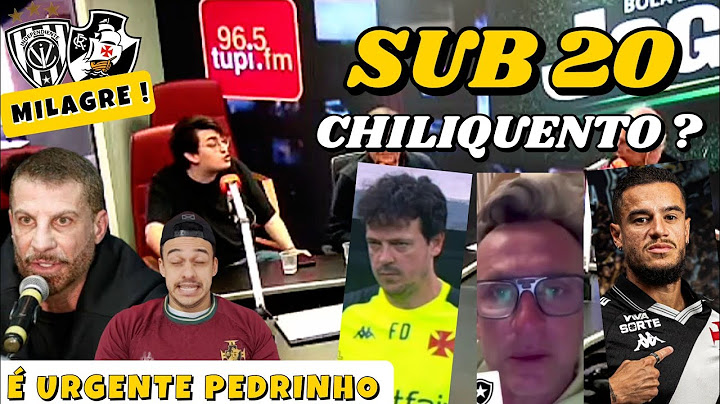 NETO IRONIZA TORCEDORES DO VASCO:CONTINUA ACREDITANDO EM COUTINHO E DINIZ/RÁDIO TUPI DETONA PEDRINHO