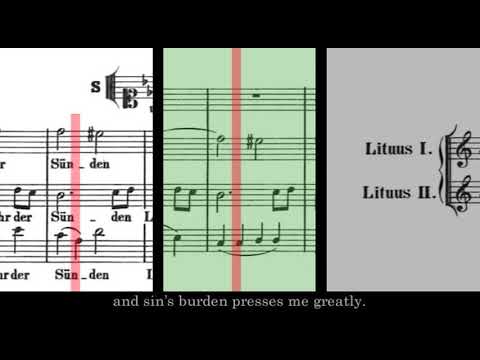 BWV 118  - O Jesu Christ, mein's Lebens Licht (Scrolling)