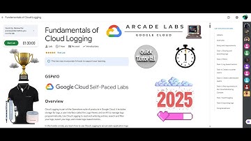 [NEW2025] Fundamentals of Cloud Logging || #qwiklabs || #GSP610 || Google Cloud Arcade 2025