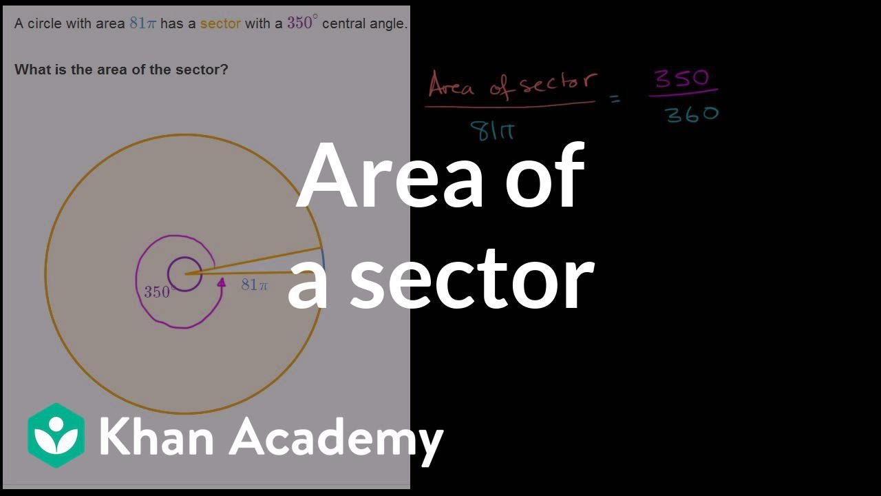 Angle Of Sector Pie Chart