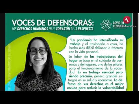 ‘Voces de Defensoras’ alertan sobre necesidad de respetar derechos humanos en combate al Covid-19