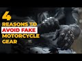 Top 4 reasons to avoid fake motorcycle gear  top gear philippines features