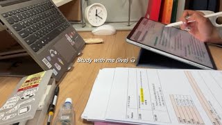 [24.04.20] Study with me live (~?am)｜시험 36시간 남음.🔥