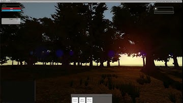 Test of Dynamic Sky for MMO Made with Unity3d