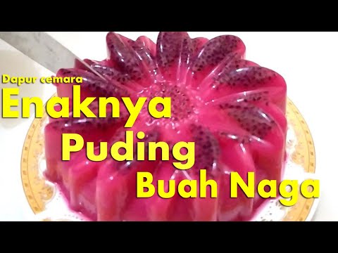 Resep Puding Buah Naga [Lezat Menyegarkan]