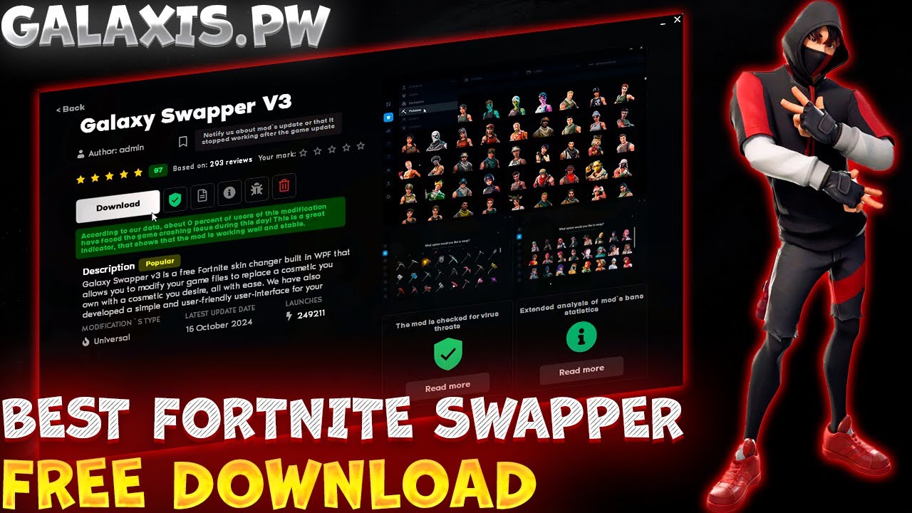 Fortnite Skin Changer | Fortnite Swapper | Free Swapper Fortnite | Galaxy Swapper V3 | Download 2026