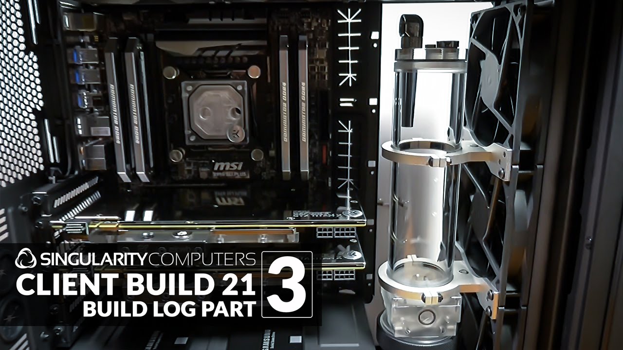 SC Build #21: H440 Liquid Cooling: Part 3 - YouTube