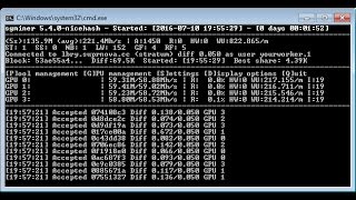 How to mine lbry (LBC) with cpuminer
