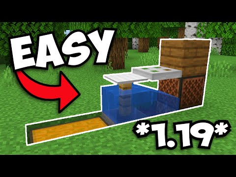 Minecraft's Easiest AFK Fish Farm | 1.19 plus