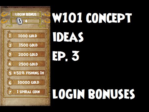 Wizard101 Concept Ideas Ep. 3 - Login Bonus