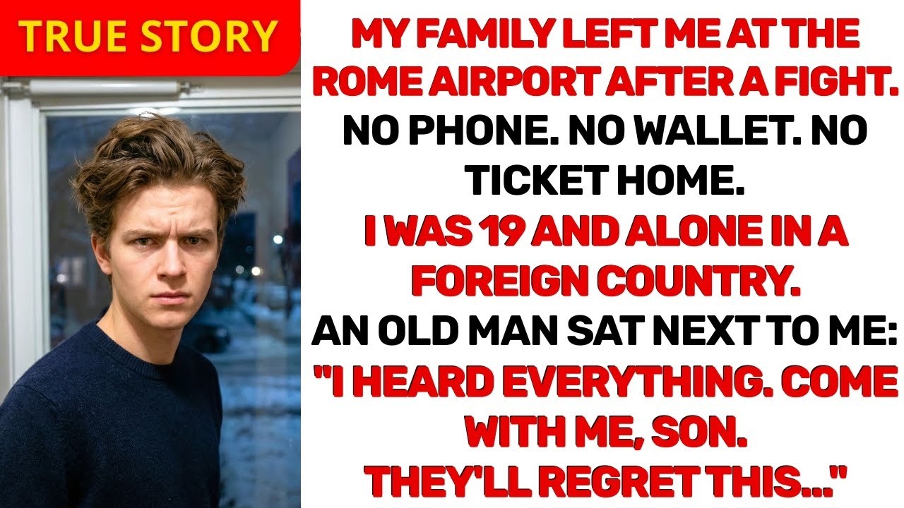 «Теперь ты сам по себе» — Меня бросили в Европе — Старик сказал: «Пойдем со мной, сынок…»