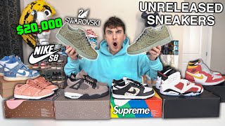 Unboxing The RAREST $30,000 Unreleased Sneakers Of 2021!