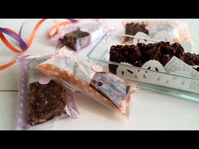 Homemade Chewy Chocolate Granola Bars まんまんまんぞく～なチョコたっぷりのグラノーラバー