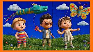 🪁 Kites Up High! 🪁 | Fun Kite Flying Puzzle Game | Nursery Rhyme screenshot 3