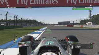 F1 2016 - 1.13.719 Time Trial in Hockenheim with no assists (except racing line)