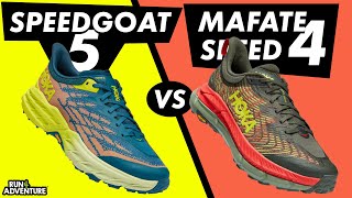 HOKA SPEEDGOAT 5 vs MAFATE SPEED 4 | Which one is better? | Run4Adventure