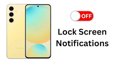 How To Disable Lock Screen Notifications On Samsung Galaxy A16